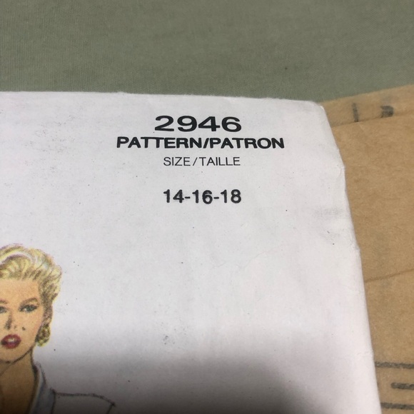 Vintage 90s Vogue 2946 Pattern Basic Design Misses Pants and shorts-14.16.18 - Picture 4 of 7